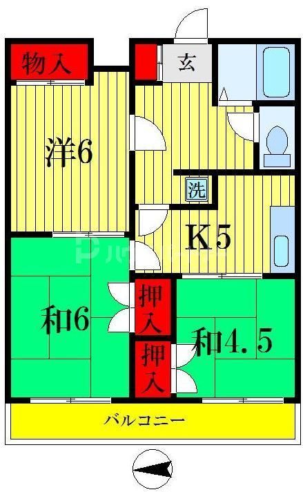 クレール・オートンヌ南水元の間取り