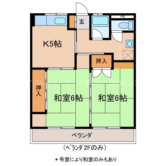 カネトハイツの間取り