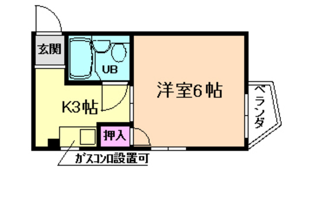 都島GALAXYの間取り