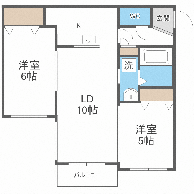 アルシオーネS12の間取り