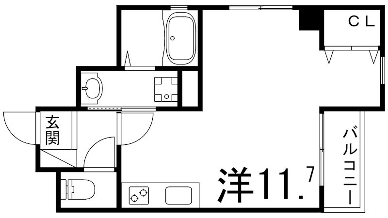 姫路市総社本町のマンションの間取り