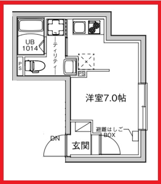 メゾンドシャルム三ノ輪の間取り