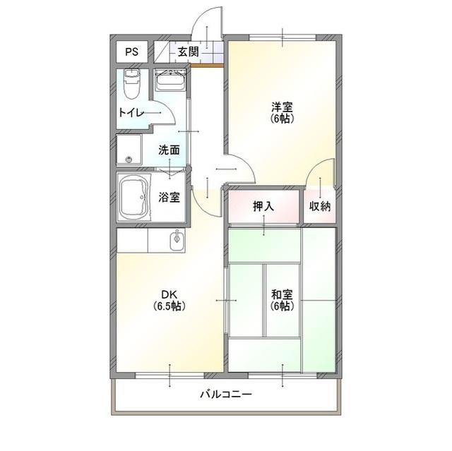 グランドハイツ山梨の間取り