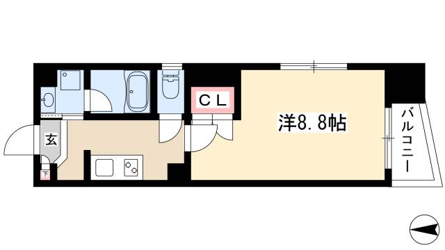 アールズタワー東山公園の間取り