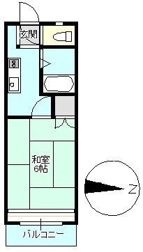 エステイトミヤ材木町の間取り