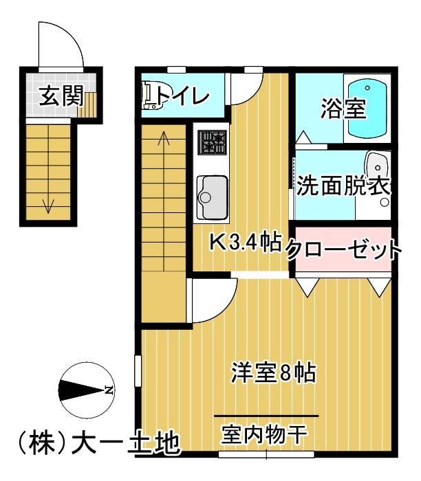 チュテレールＢ棟の間取り