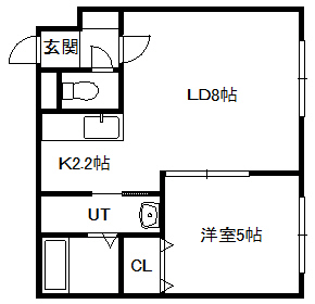 Ritz　GRANDE大通の間取り