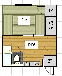 ハイム内原の間取り