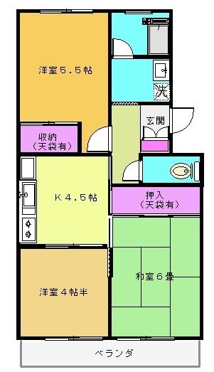 ニューパークマンションの間取り