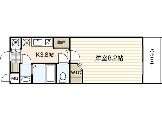 広島市安佐南区大塚西のマンションの間取り