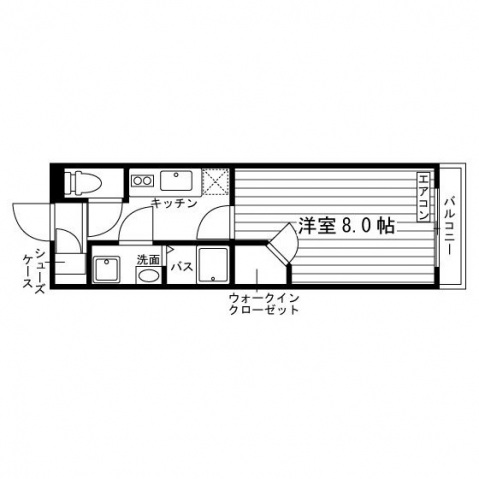 Uni E’terna 京都壬生の間取り