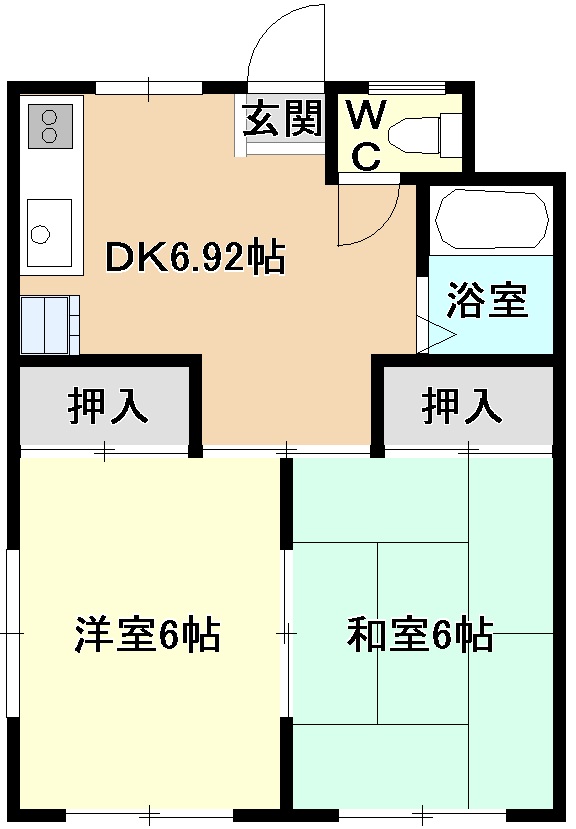 クレール希星の間取り