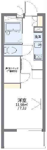 レオパレスアナトリアの間取り