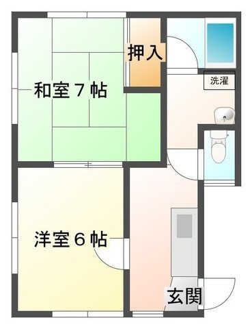 コンフォースＫの間取り