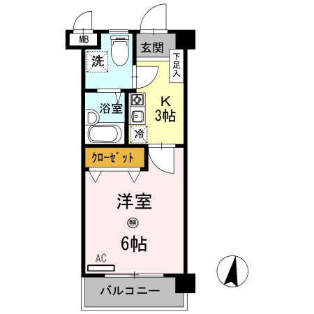 インペリアル宮前の間取り