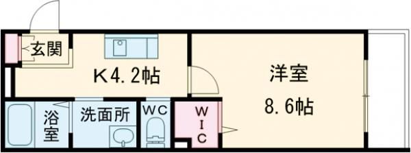 シャーメゾンＣＨの間取り