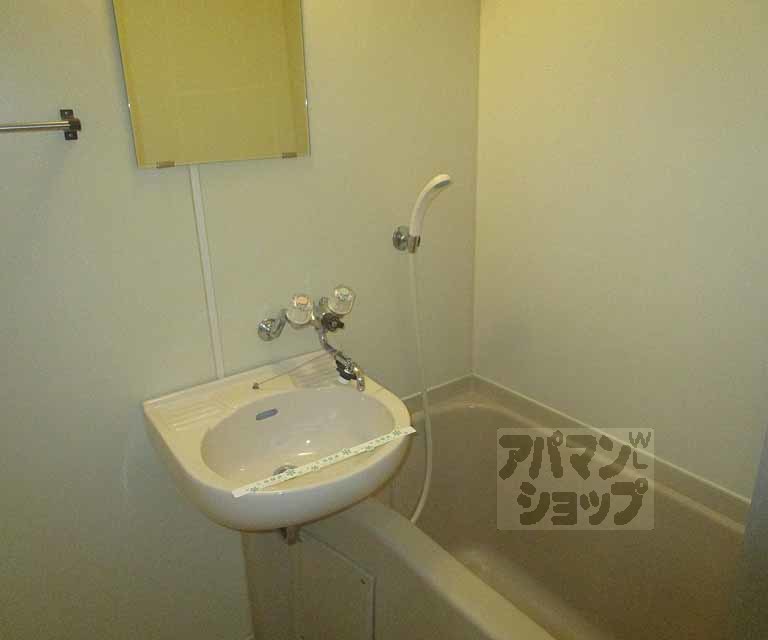 洗面設備　２０２号室の写真です。