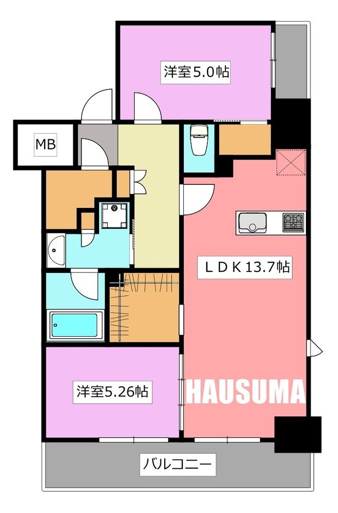 Ｓ－ＲＥＳＩＤＥＮＣＥ板橋大山の間取り