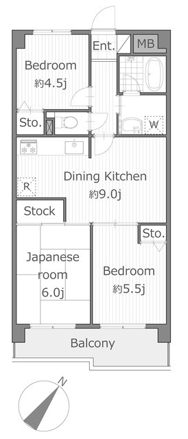 グリーンピュア荏田の間取り