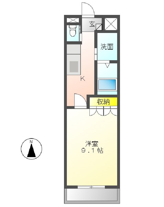 サクシードの間取り