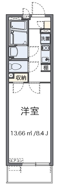 クレイノリフル川崎の間取り