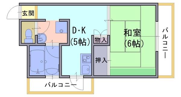 坪内マンションの間取り