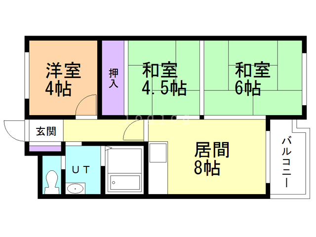 ロイヤル３４の間取り