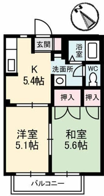 シャーメゾンＳＡＣＨＩ　Ａの間取り