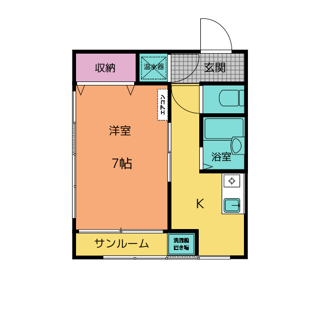 ウスダビルの間取り