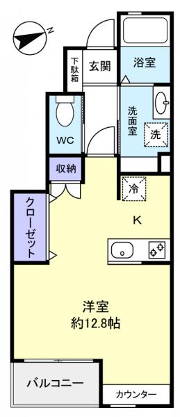 ブリランテ参番館の間取り