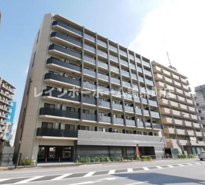 【墨田区東向島のマンションの建物外観】