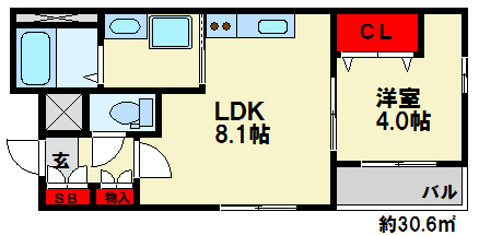 アジリティ南福岡駅の間取り