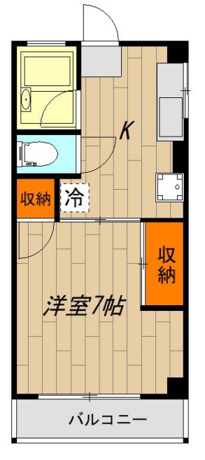 豊島区長崎のマンションの間取り