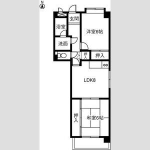 シャトー城見ケ丘の間取り