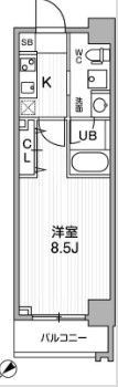 リテラス三軒茶屋サウスの間取り