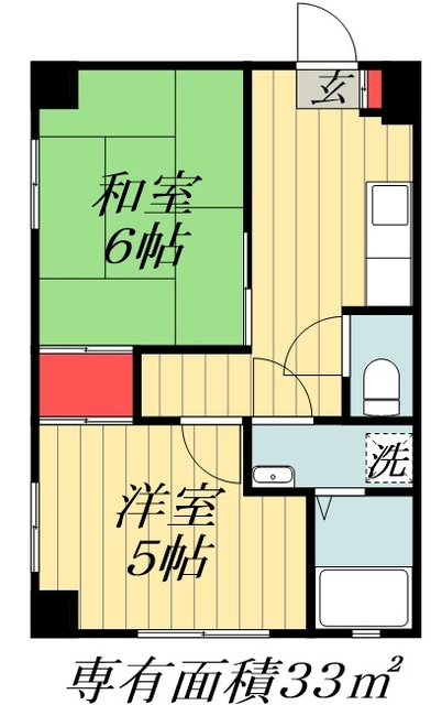 マリーナマンション原木の間取り