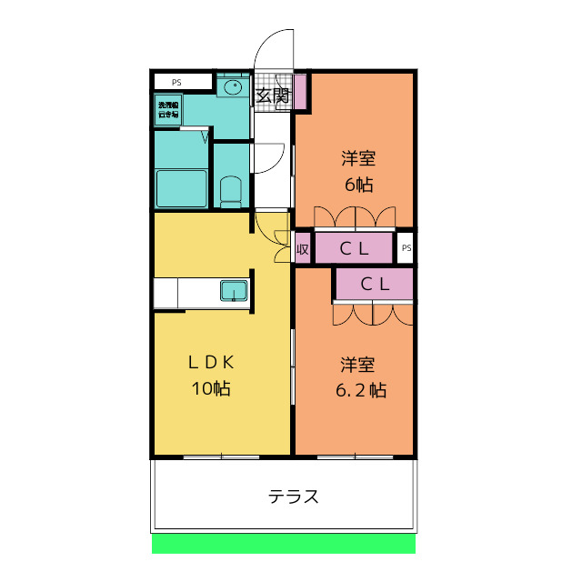 ルミエール南山の間取り