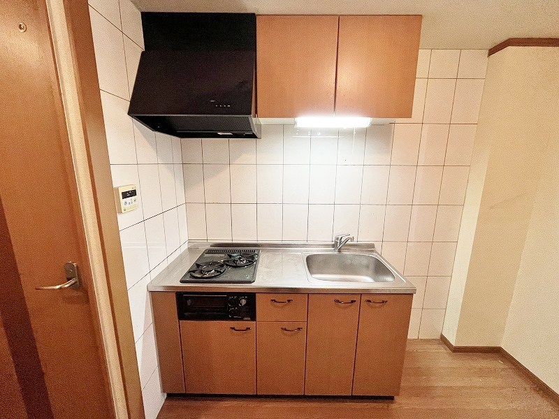 キッチン　★システムキッチングリル付き/2口コンロ★