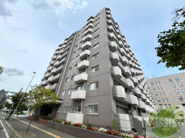 建物外観　札幌市中央区北七条西「朝日プラザ北７条Ａ棟」