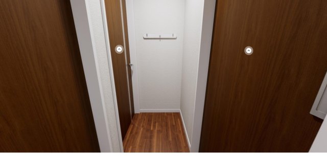 玄関　イメージパースので実際とは異なります