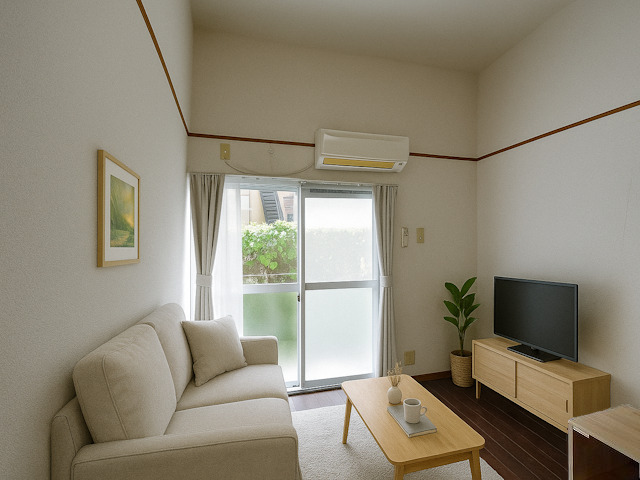 居室・リビング　CGで家具等を配置したもので家具等は含まれません。