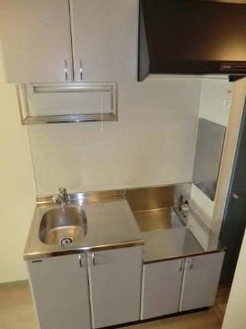 キッチン　ガスコンロ設置可能