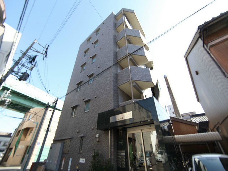 建物外観　外観　オートロック　外壁タイル張り　集合ポスト有り