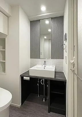 洗面設備　別部屋の写真を使用しております。