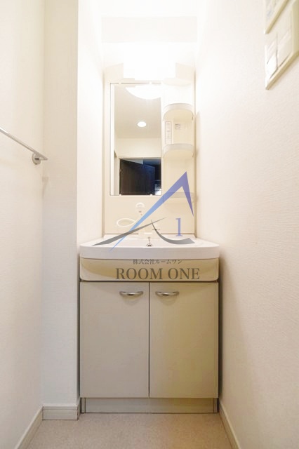 洗面設備　洗面台です。