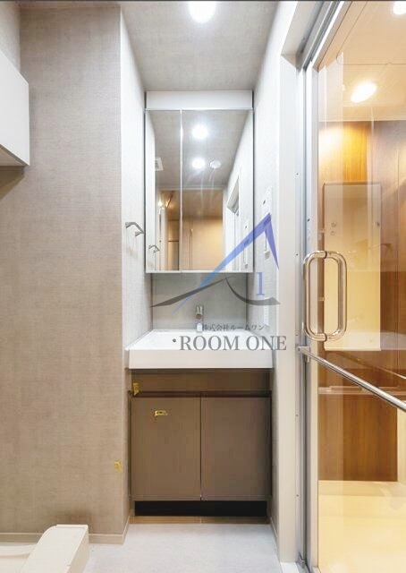 洗面設備　洗面台です。