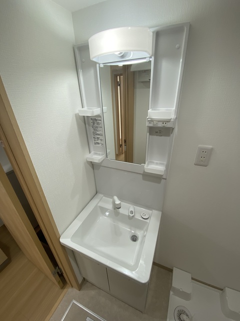 洗面設備　忙しい朝に嬉しい設備。