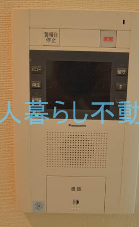 セキュリティ　モニター付オートロックです