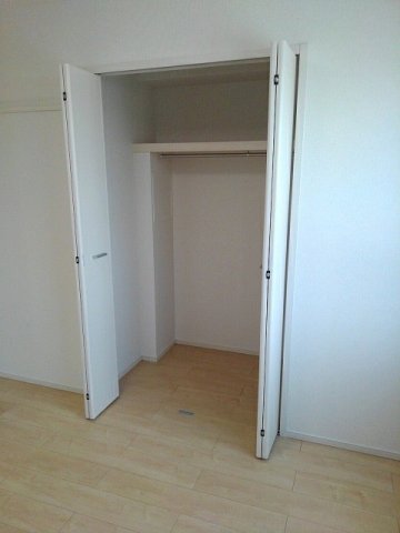 収納　たっぷりとした収納スペースです