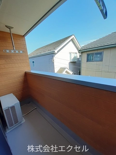 バルコニー　南向きです。